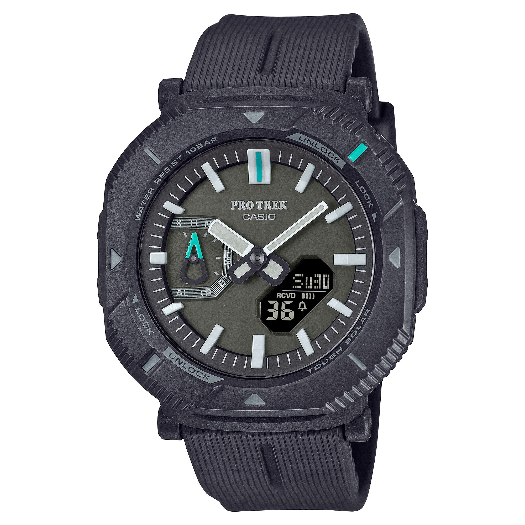 PRJ-B001-1 Reloj Casio Pro Trek de hombre correa de caucho