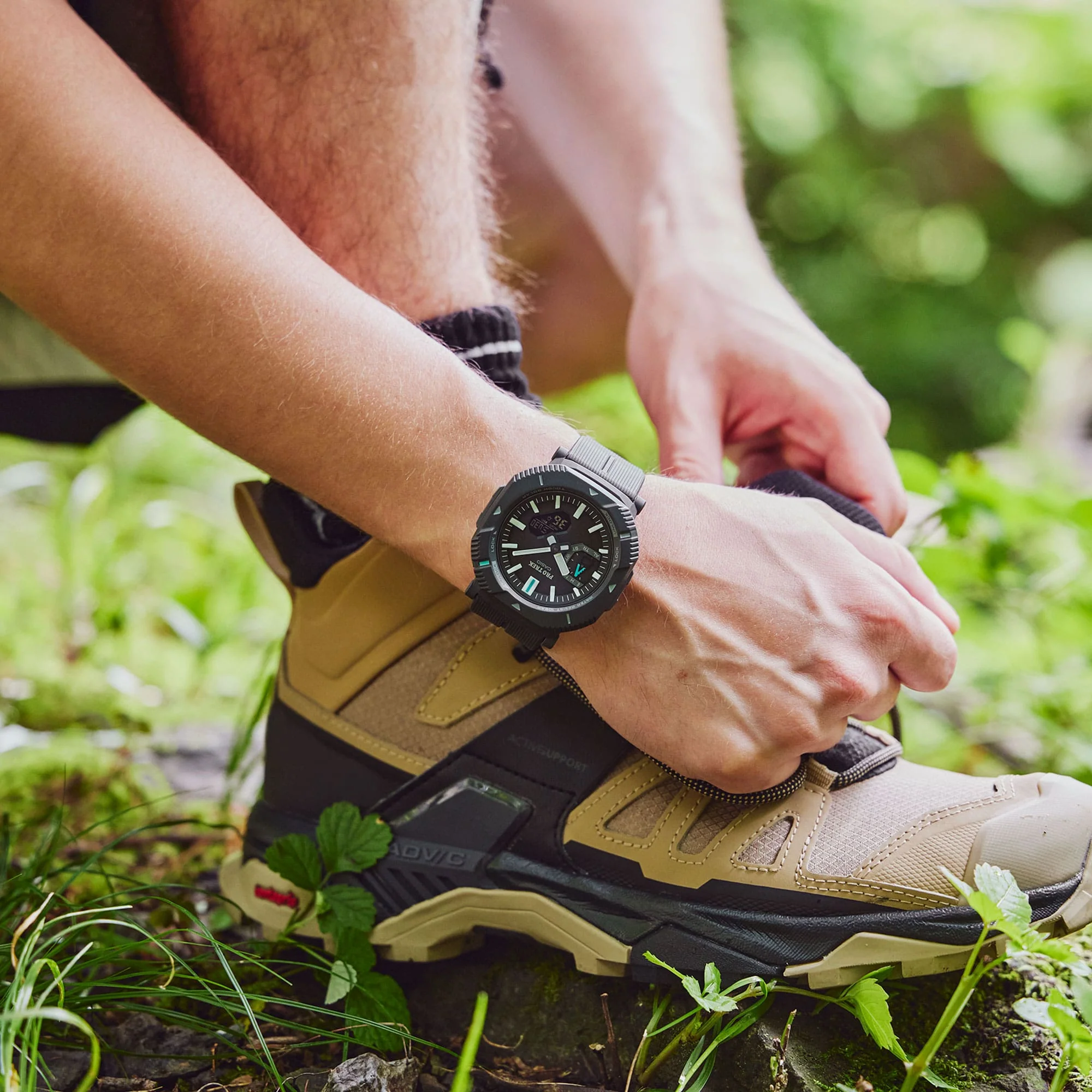 PRJ-B001-1 Reloj Casio Pro Trek de hombre correa de caucho - Image 2