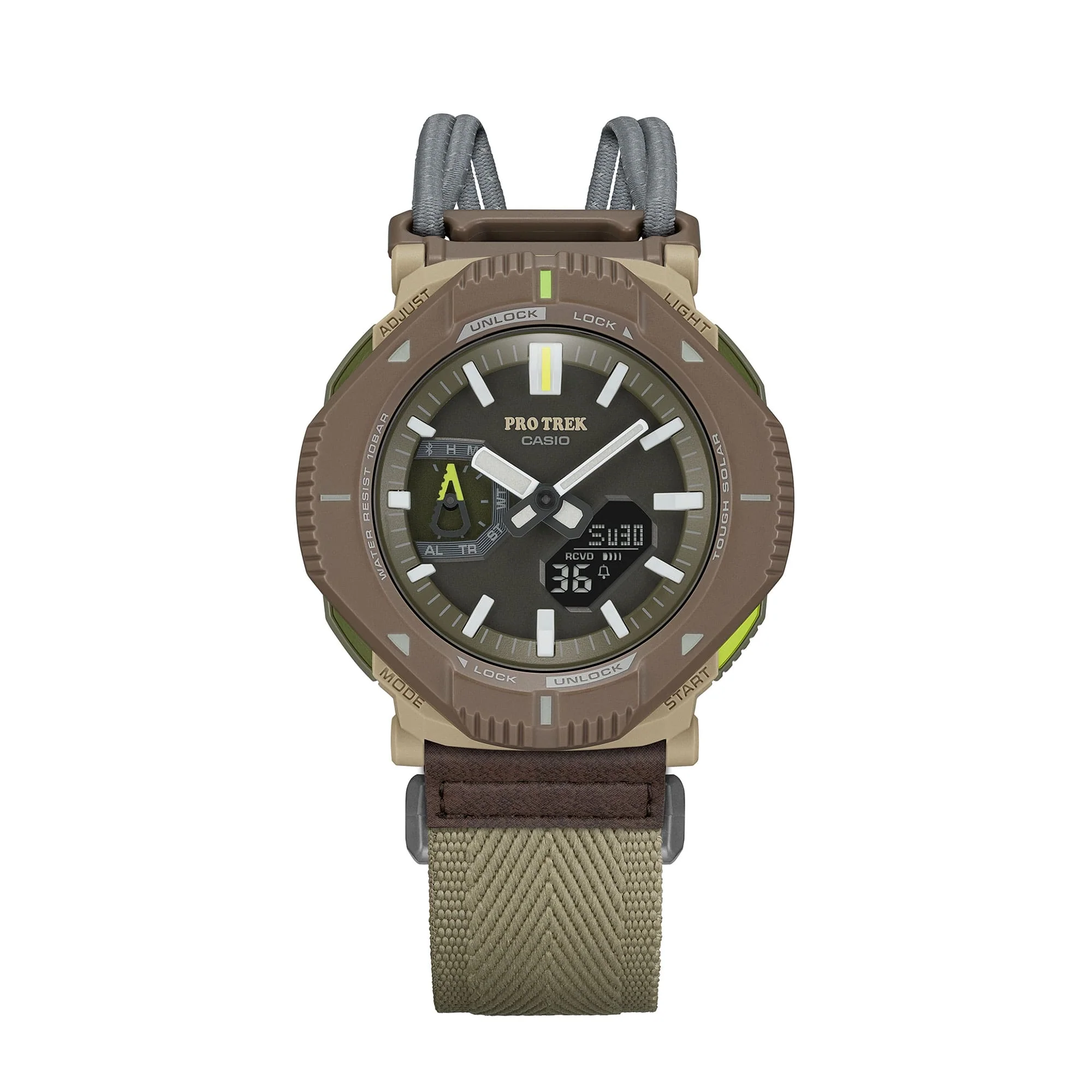PRJ-B001B-5 Casio Protrek unisex pulsera de tela - Image 5