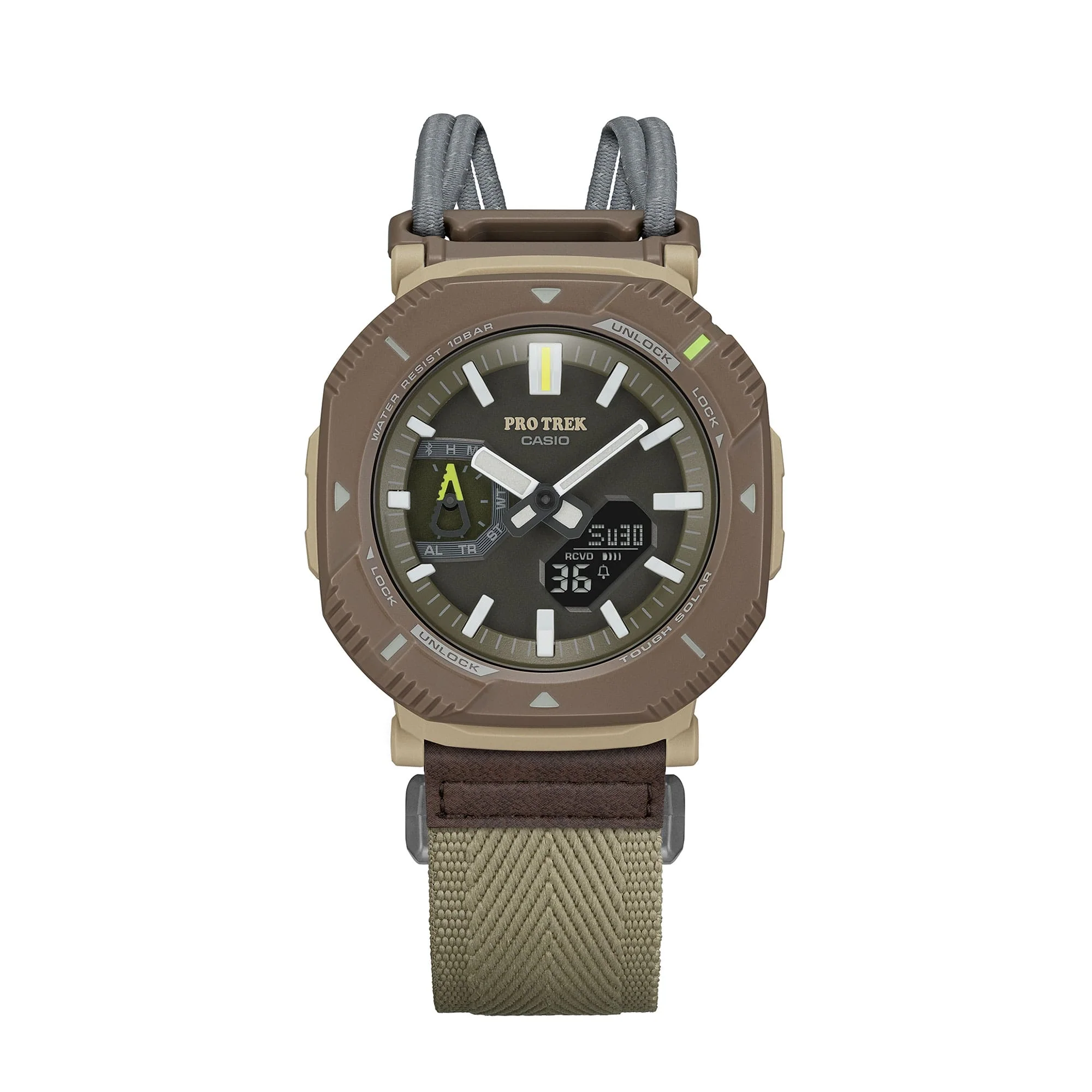 PRJ-B001B-5 Casio Protrek unisex pulsera de tela - Image 6