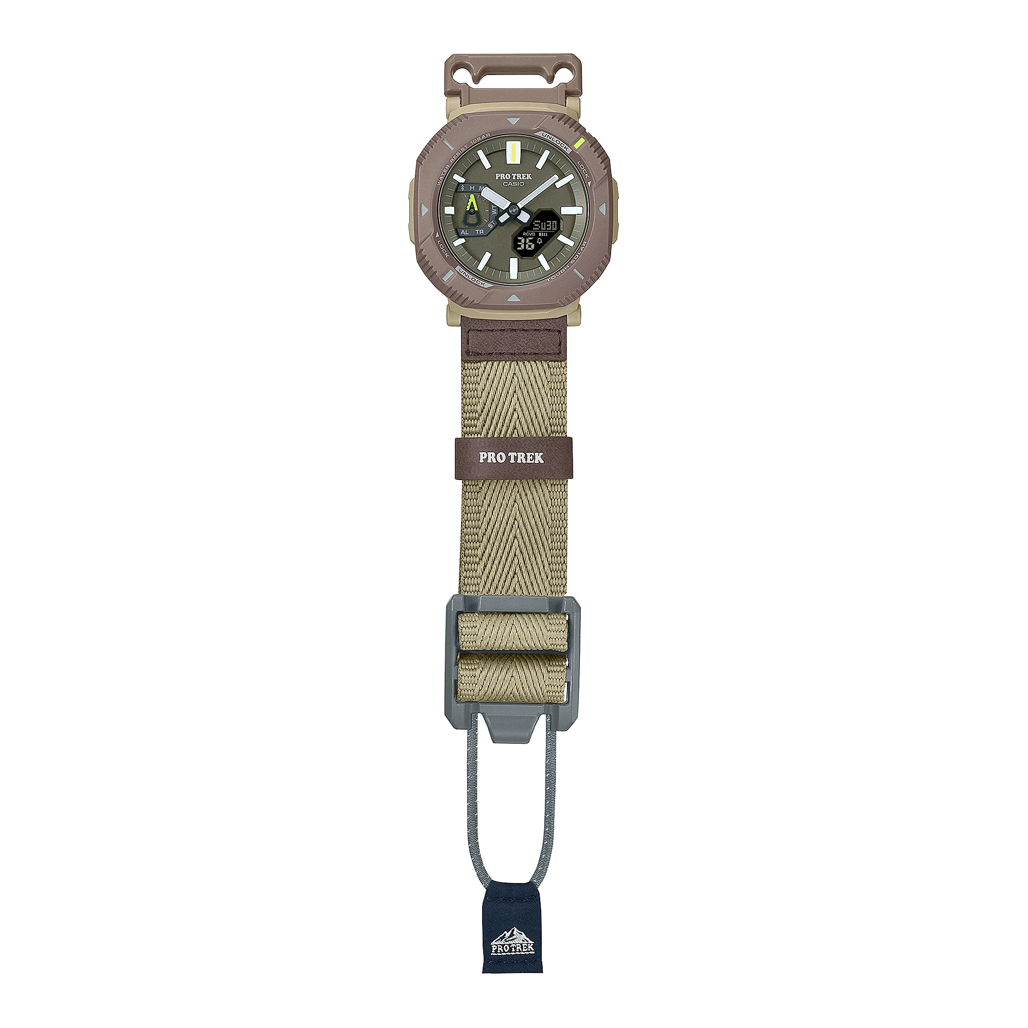PRJ-B001B-5 Casio Protrek unisex pulsera de tela - Image 7