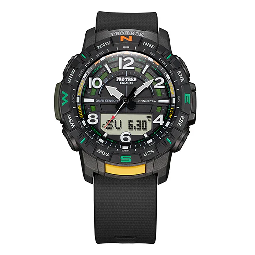 PRT-B50-1 Casio Pro Trek reloj para caballero pulsera de resina con Bluetooth - Image 5