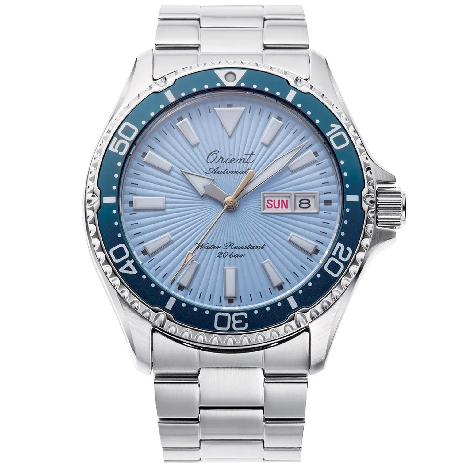 RA-AA0823L Reloj Orient 75th Anniversary Kamasu de hombre pulsera de metal
