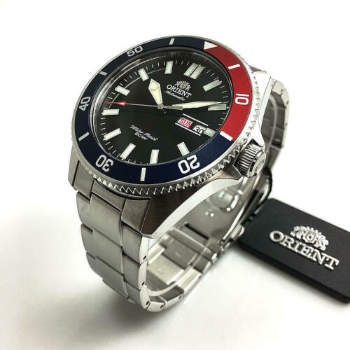 RA-AA0912B19B Orient Automático Kanno Bisel Pepsi Reloj De Caballero Correa de Acero Inoxidable - Image 4