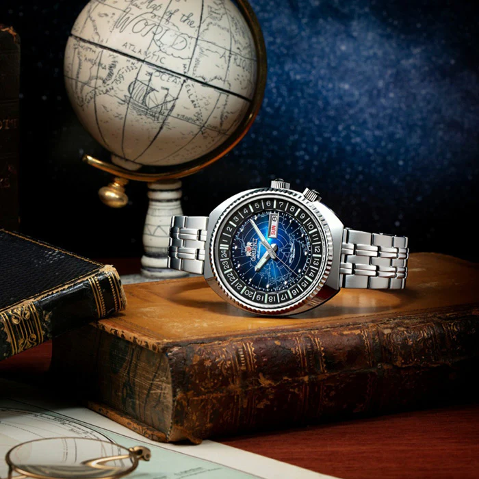 RA-AA0E03L Reloj Orient Revival Análogo para Caballero pulsera de Metal - Image 7