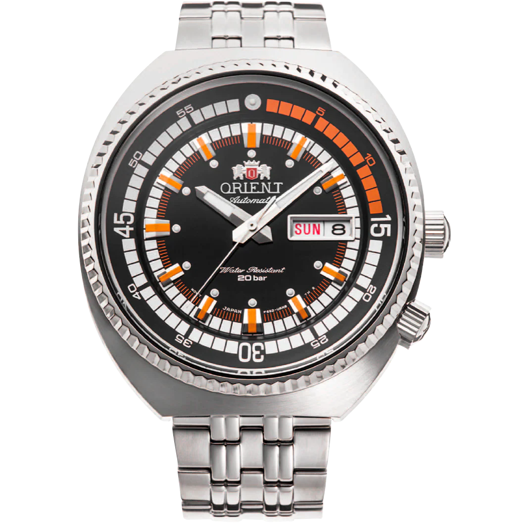 RA-AA0E05B Orient Neo Classic Sports Automático Reloj De Hombre Pulsera de Acero Inoxidable