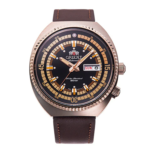 RA-AA0E06B Orient Sport de caballero pulsera de cuero