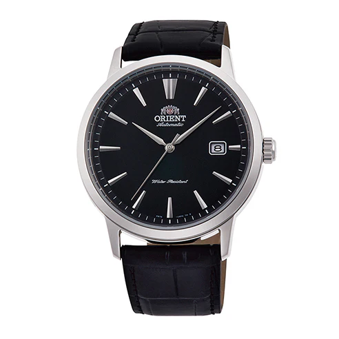RA-AC0F05B Orient Contemporary de caballero correa de cuero