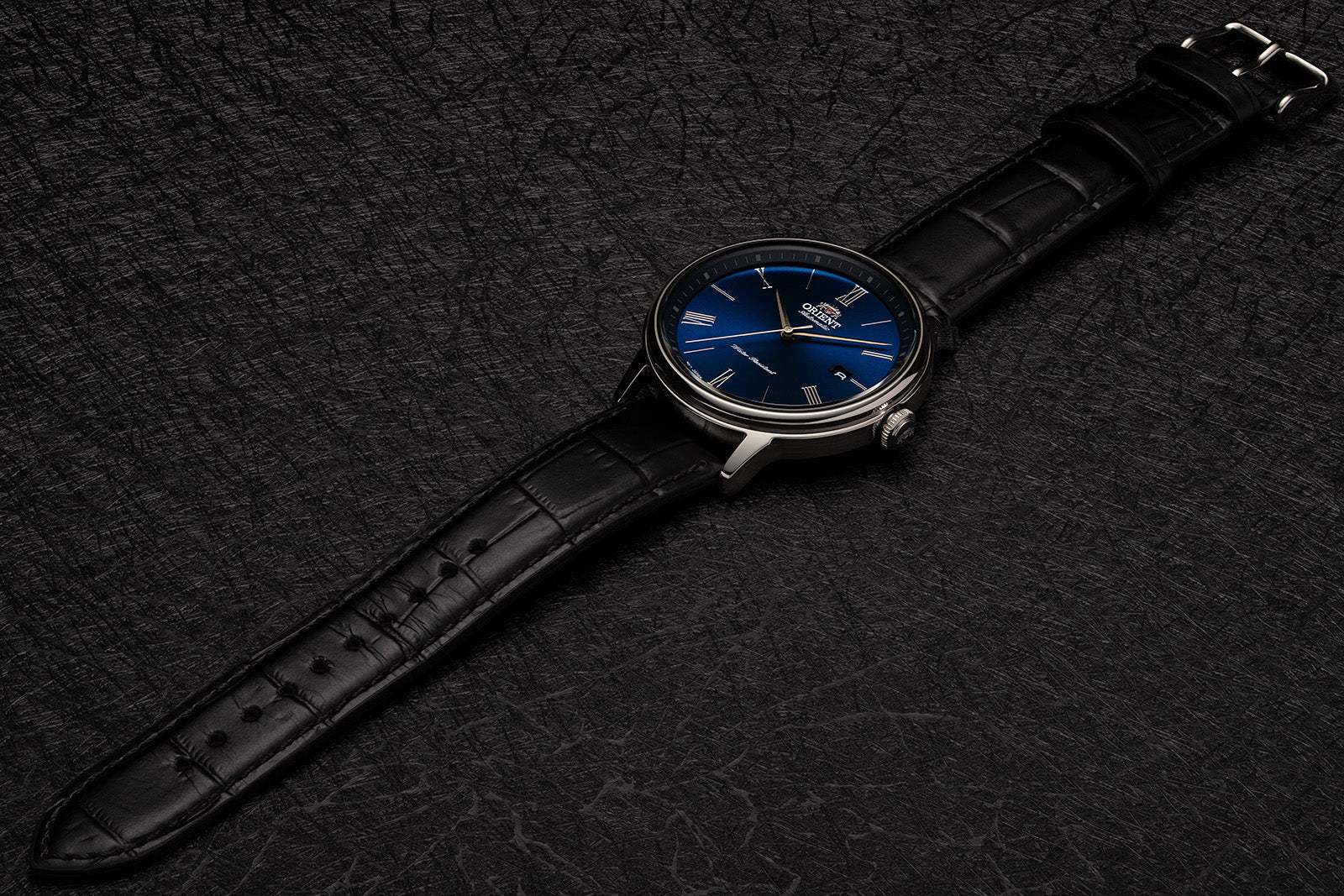 RA-AC0J05L Reloj Orient Contemporary Análogo para Hombre correa de Cuero - Image 2