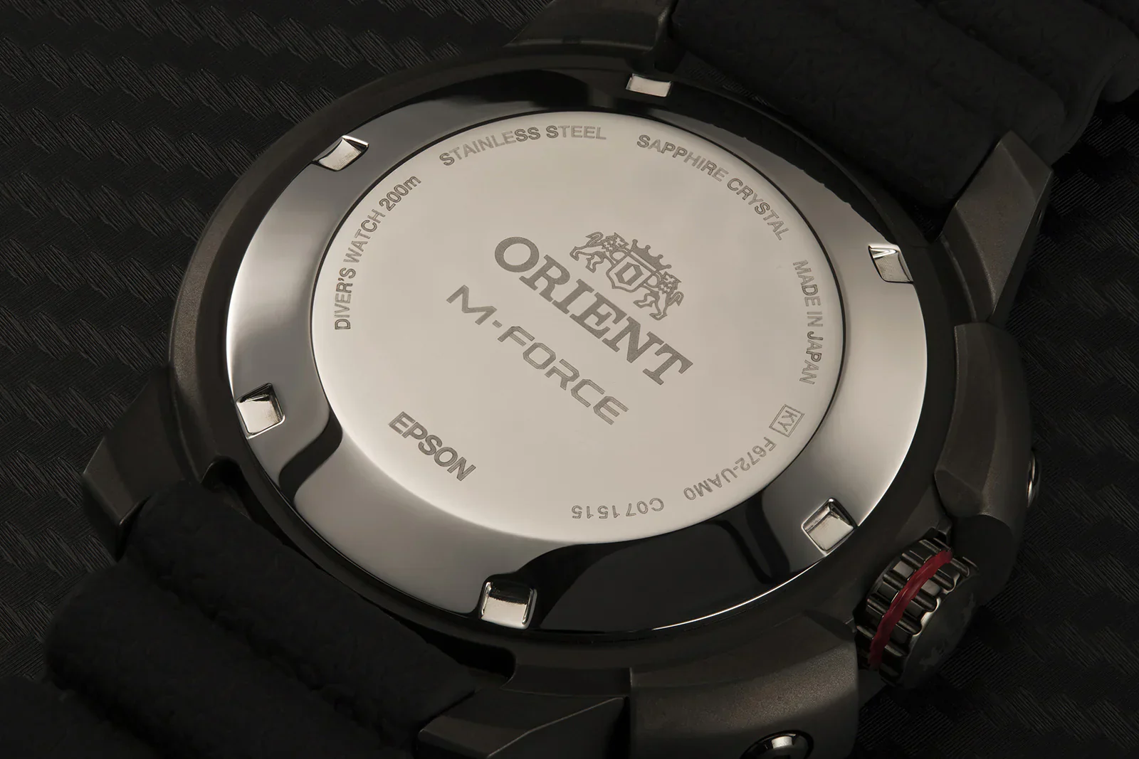 RA-AC0L03B Reloj Orient M-Force de hombre pulsera de silicona - Image 5