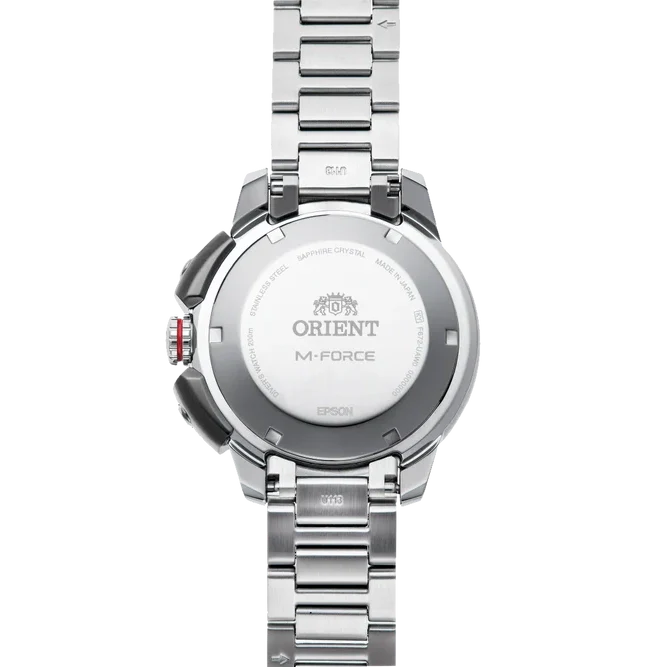 RA-AC0L08Y Orient M-Force para caballero pulsera de metal - Image 2