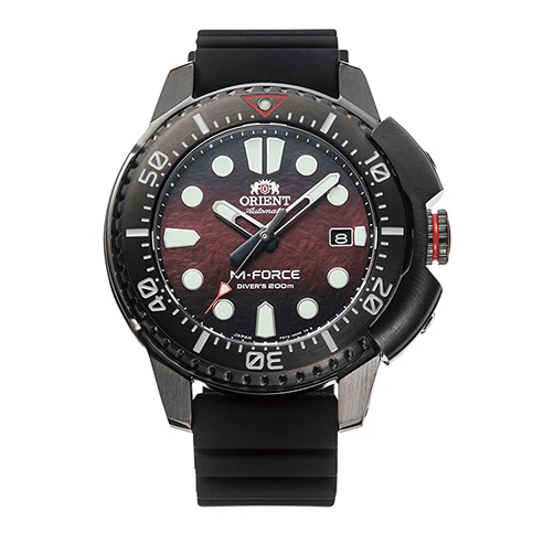 RA-AC0L09R Orient reloj de hombre pulsera de caucho