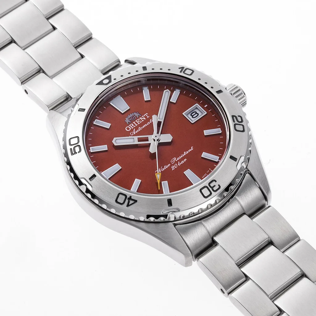 RA-AC0Q09R Reloj Orient Sport Mako de hombre pulsera de metal - Image 4