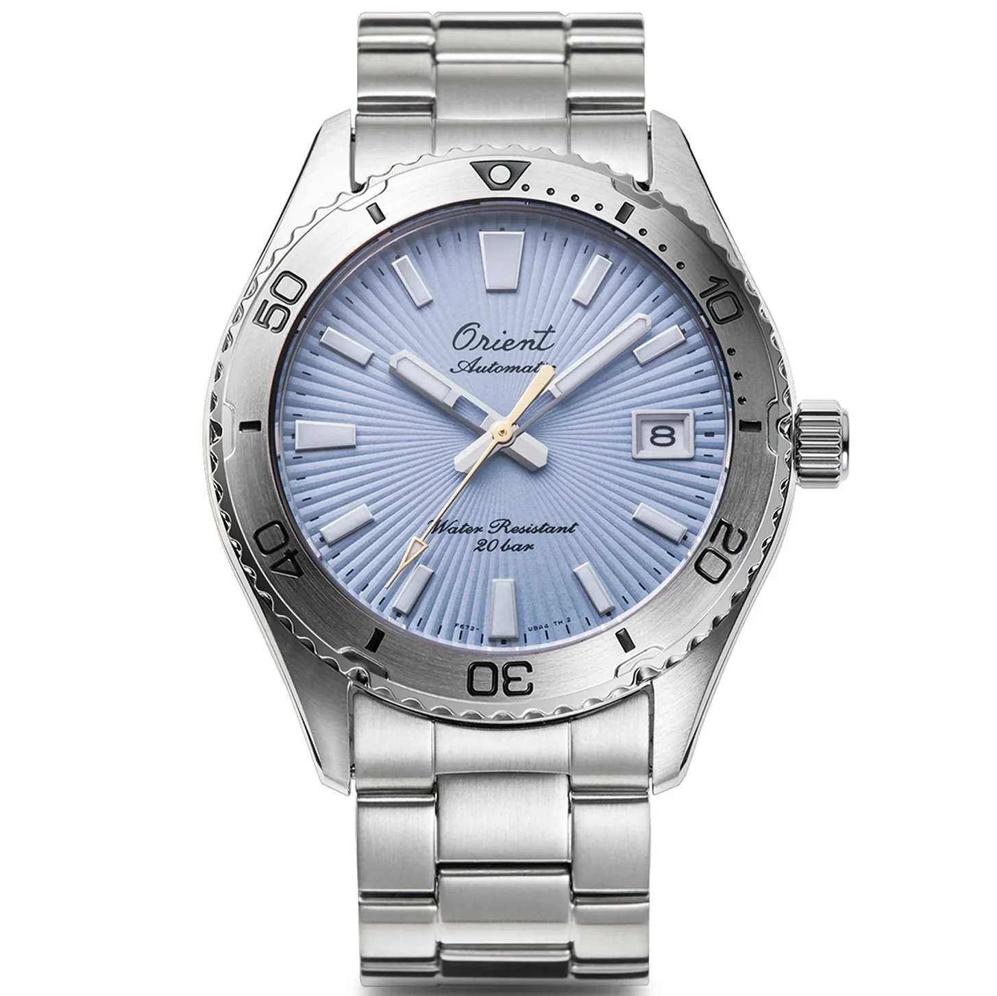 RA-AC0Q12L Reloj Orient Mako 75 Anniversary de caballero correa de metal 40 mm