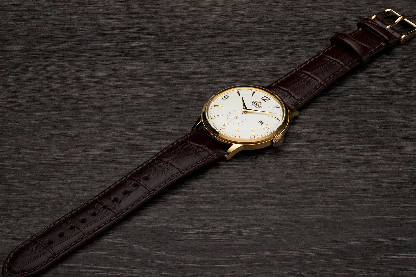 RA-AP0004S Reloj Orient Classic Análogo para Caballero correa de Cuero - Image 2