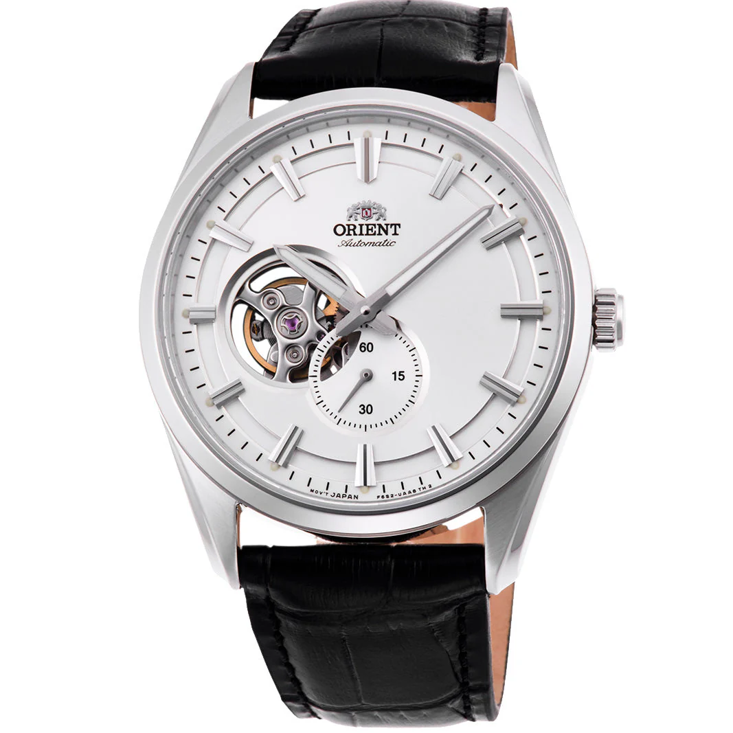 RA-AR0004S Reloj Orient Semi Skeleton de hombre correa de metal