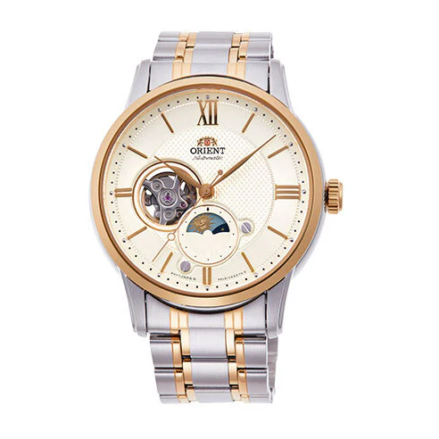 RA-AS0007S Orient reloj para caballero pulsera de metal