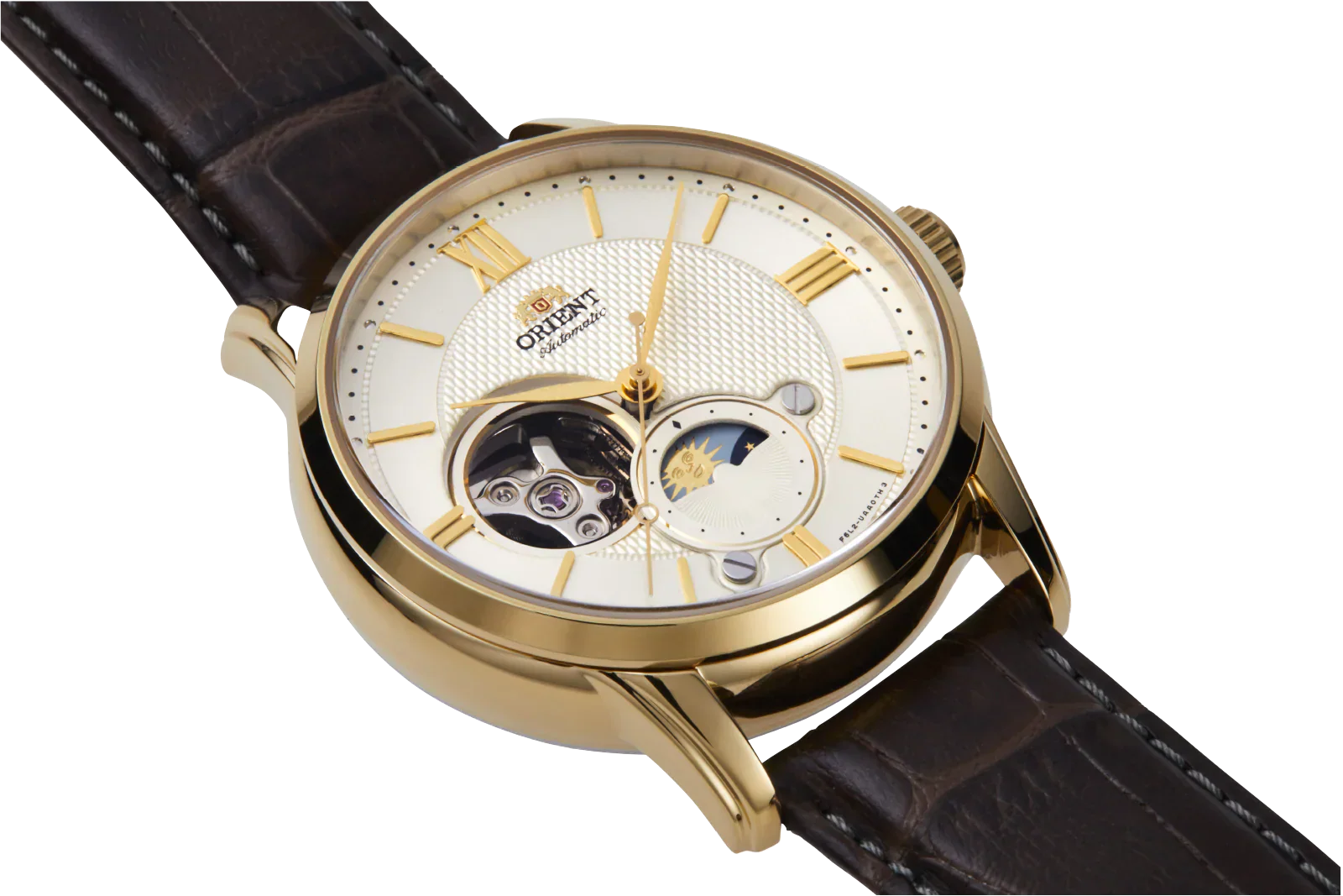 RA-AS0010S Reloj Orient Classic de hombre pulsera de piel 42 mm - Image 3