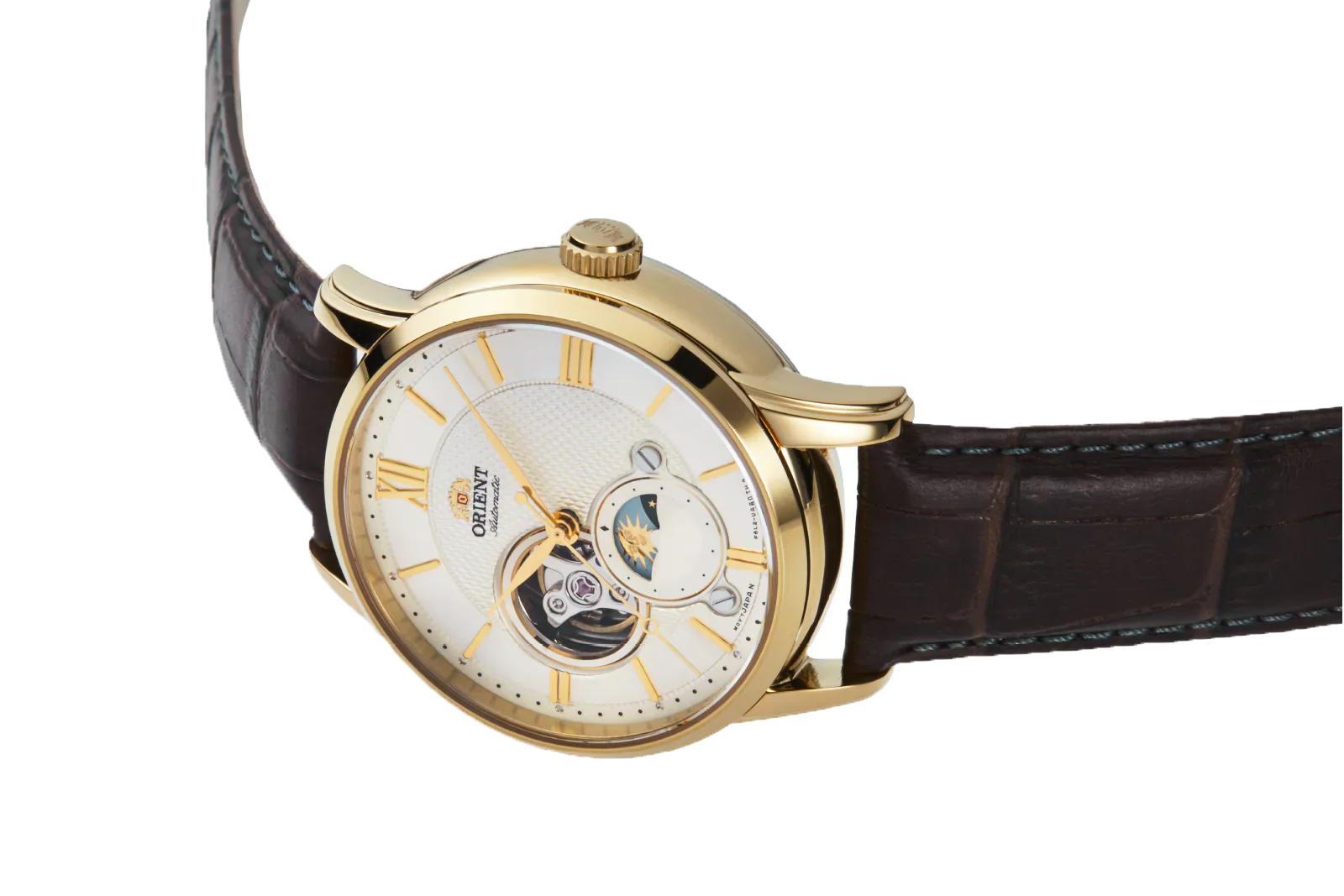 RA-AS0010S Reloj Orient Classic de hombre pulsera de piel 42 mm - Image 6