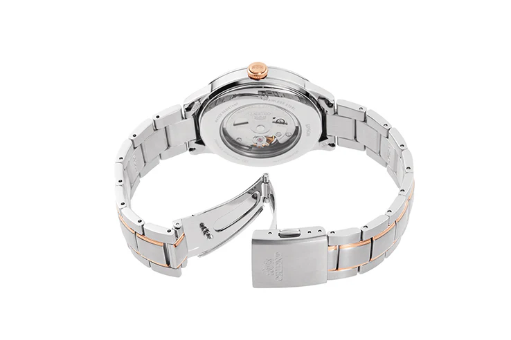 RA-AS0101S Reloj Orient Sun and Moon de hombre pulsera de metal - Image 2