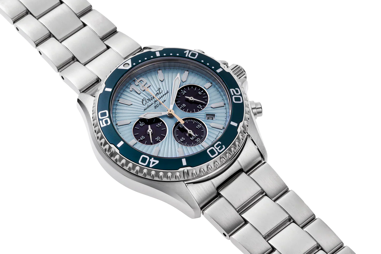RA-TX0210L Reloj Orient Quartz Sports de caballero banda de metal 42 mm - Image 4
