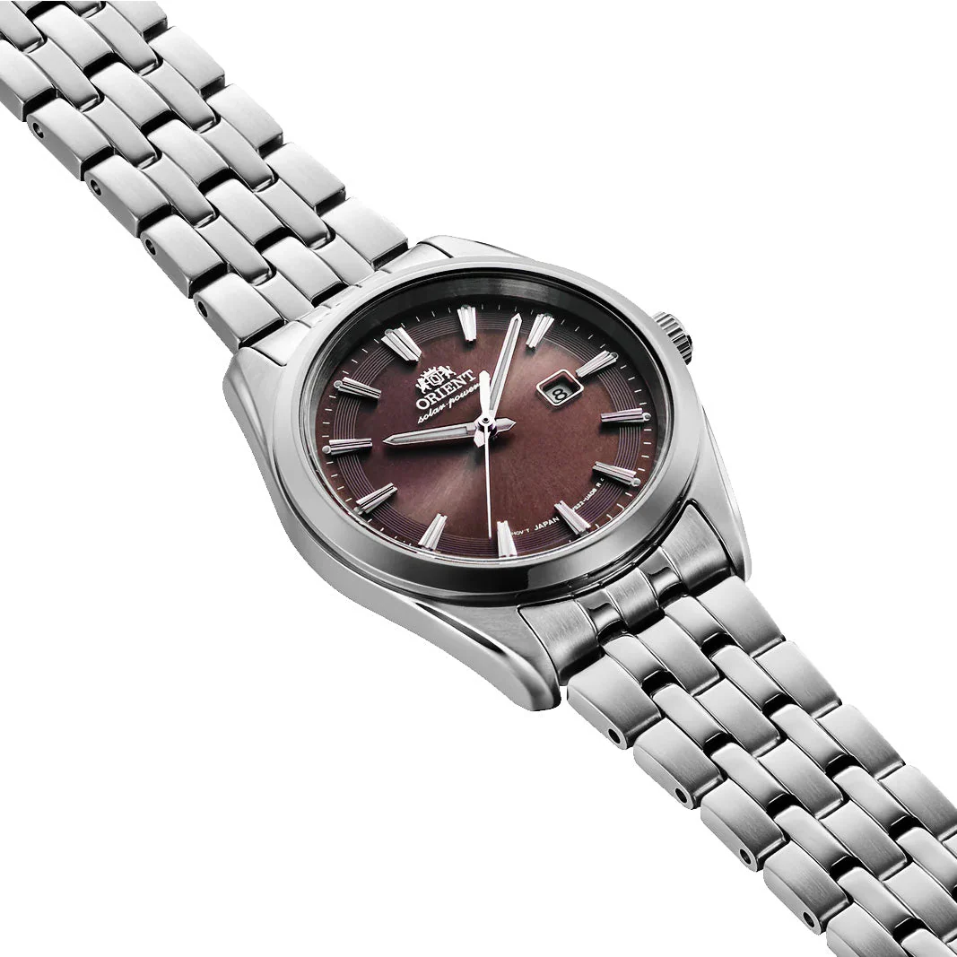 RA-WG0603R Reloj Orient Stretto Date Solar de mujer correa de metal - Image 3
