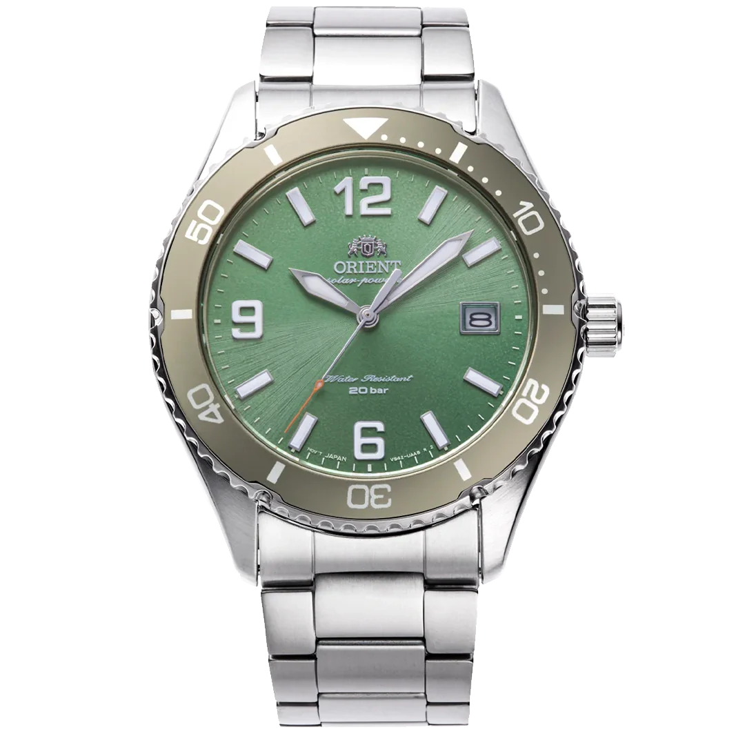 RA-WJ0001E Orient de hombre correa de metal