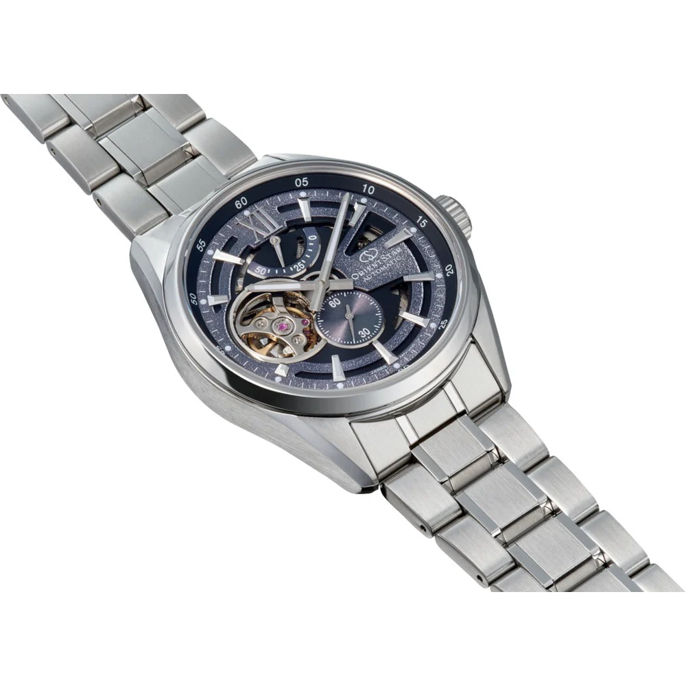 RE-AV0138V Reloj Orient Star Modern Skeleton de hombre correa de metal - Image 3