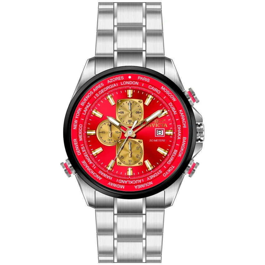 Reloj Invicta Aviator de hombre banda de metal 50 mm - Image 3