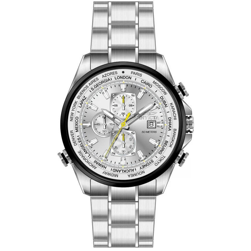 Reloj Invicta Aviator de hombre banda de metal 50 mm - Image 5