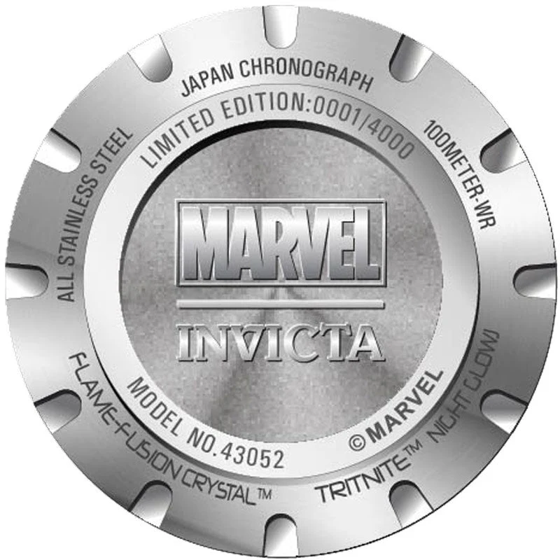 Reloj Invicta Marvel Captain America de hombre banda de metal 50 mm - Image 4
