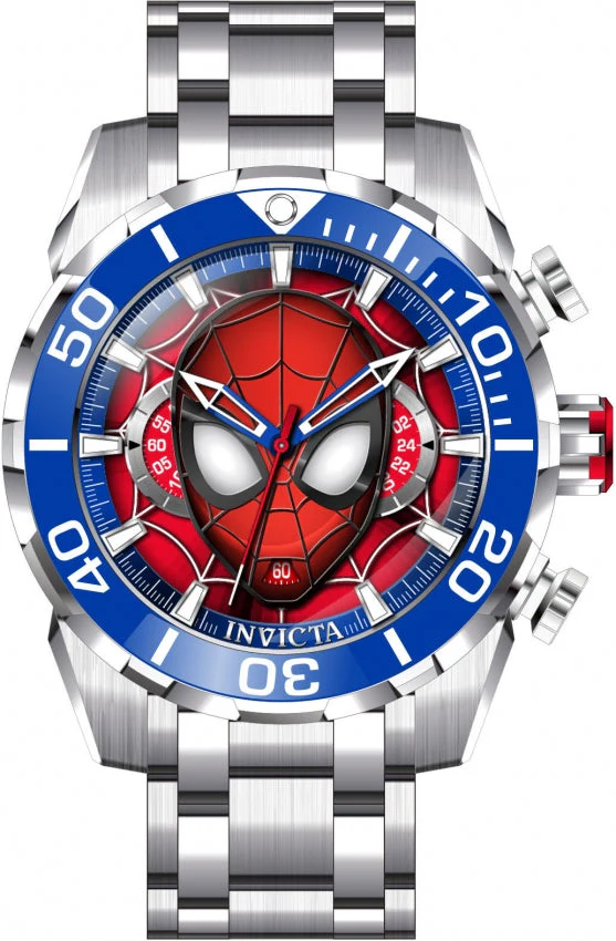 Reloj Invicta Marvel Spiderman de hombre pulsera de acero inoxidable 50 mm - Image 2