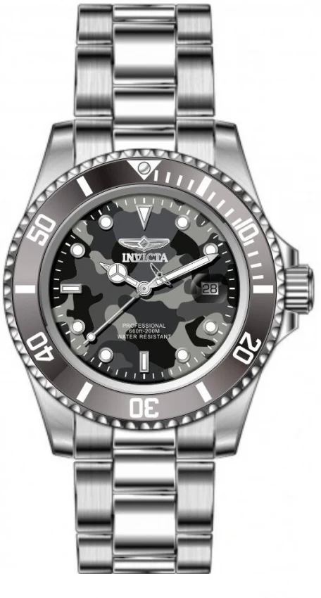 Reloj Invicta Pro Diver Camo Series de hombre pulsera de metal 40 mm - Image 2