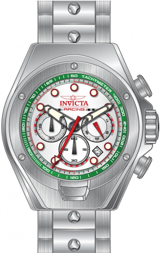 Reloj Invicta Racing de hombre banda de metal 48 mm - Image 2