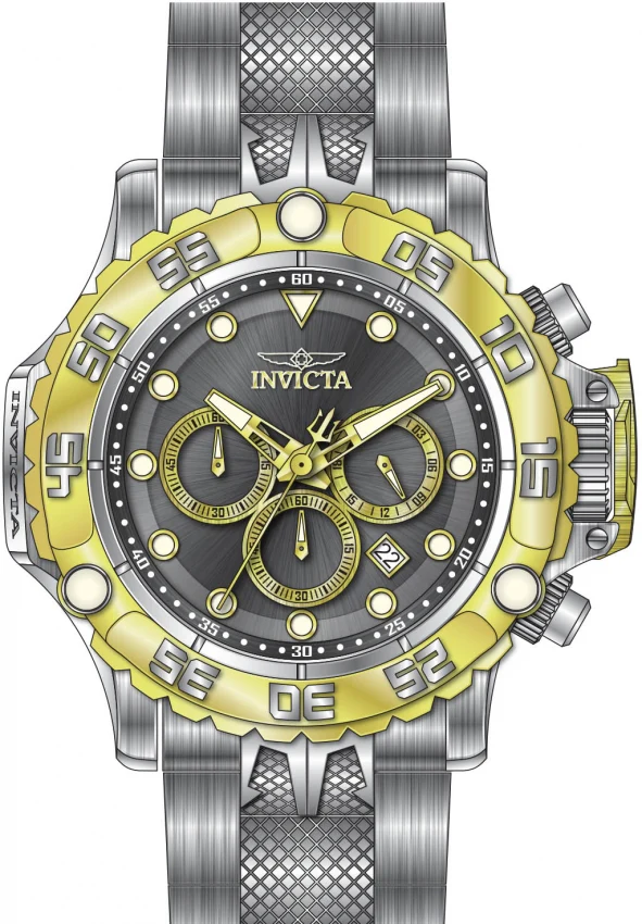 Reloj Invicta Subaqua Poseidon de hombre pulsera de metal 55 mm - Image 2
