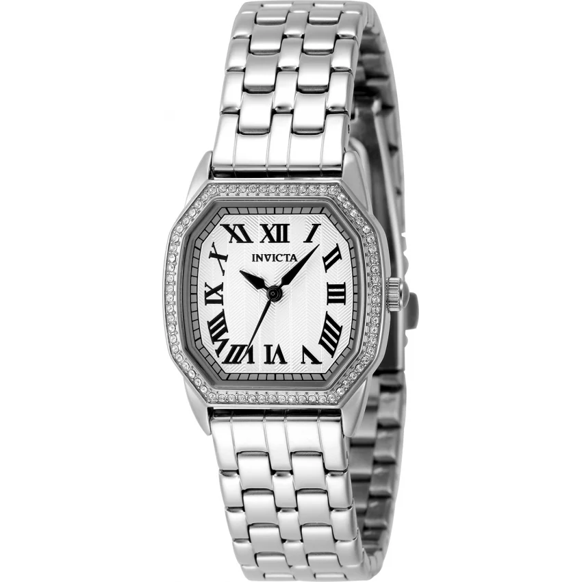 Reloj Invicta Wildflower de dama banda de metal 27 mm