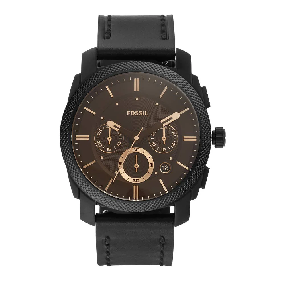 Reloj Machine de hombre pulsera de cuero 42 mm