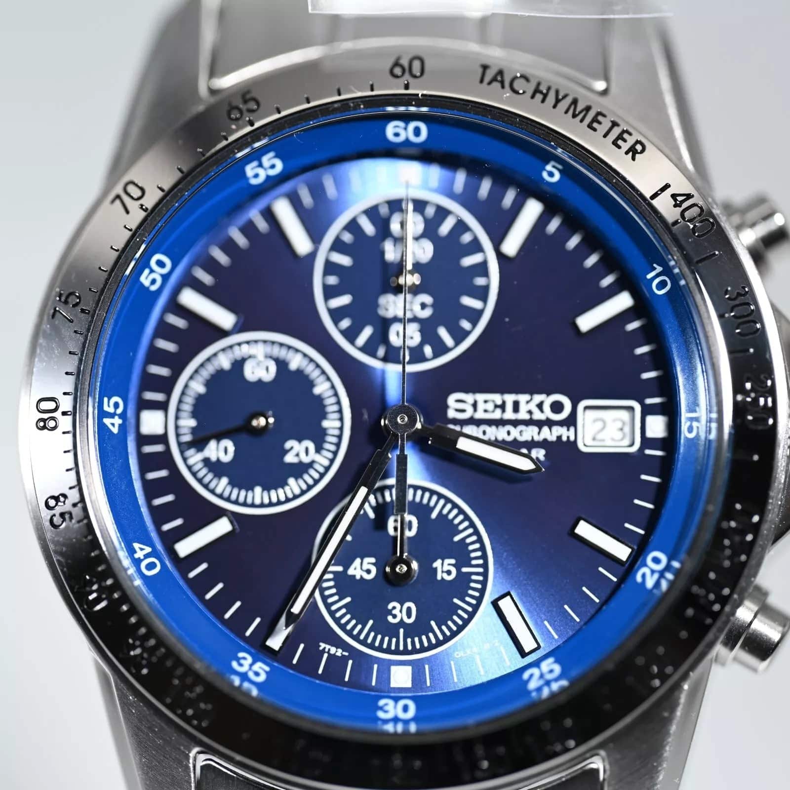 SBTQ071 Reloj Seiko para Caballero con Esfera Azul y pulsera de acero inoxidable - Image 2