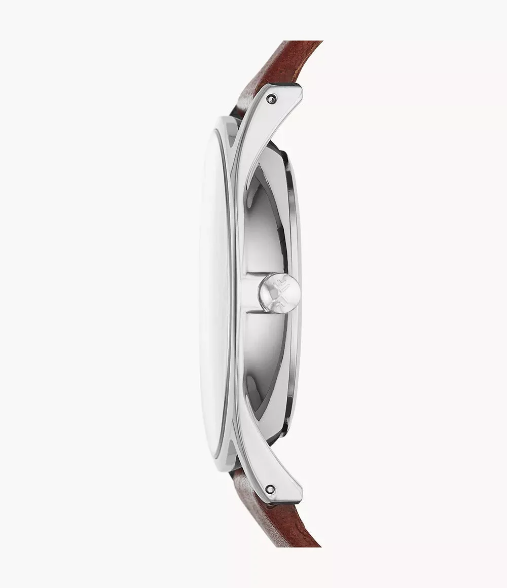 SKW6086 Reloj Skagen para hombre pulsera de piel - Image 3