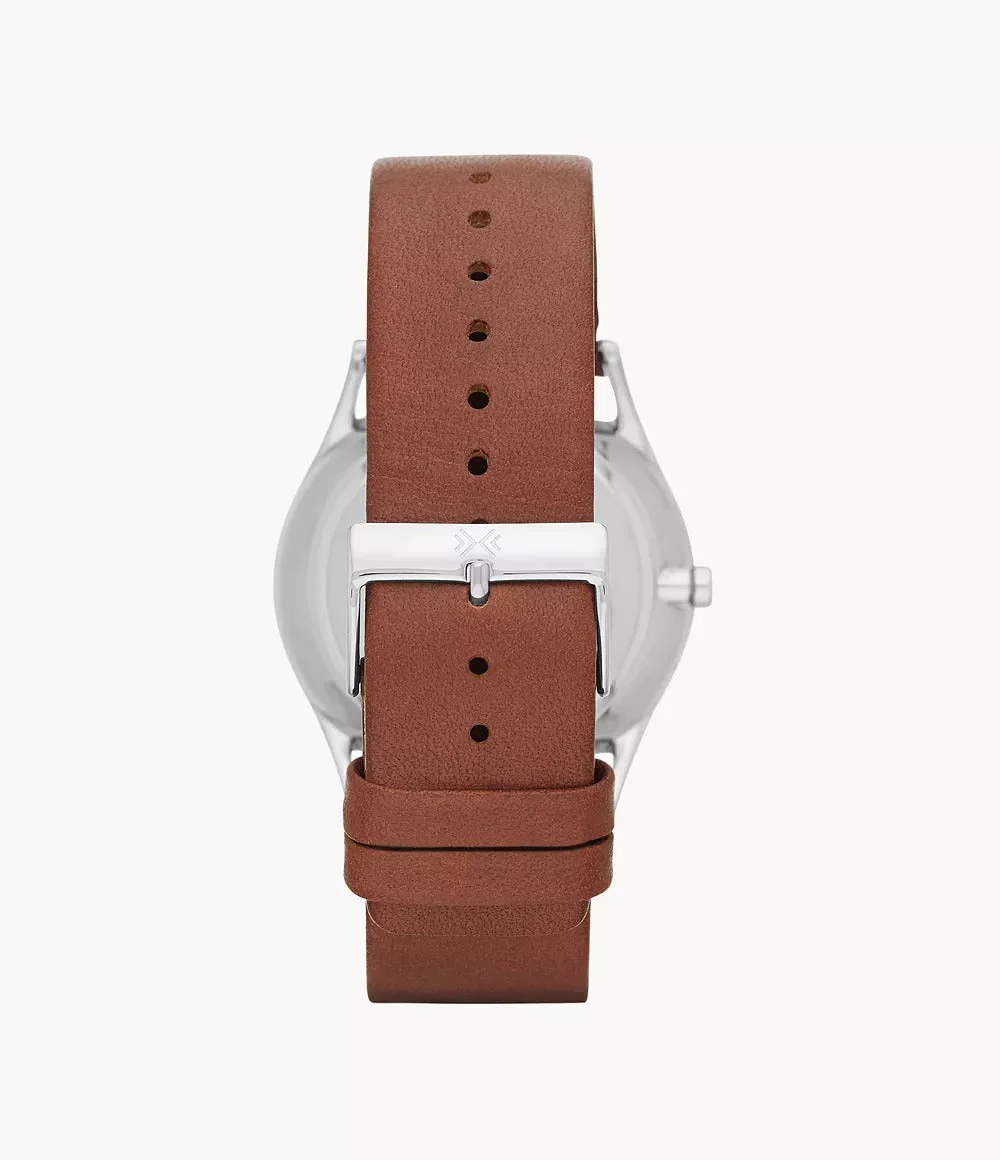 SKW6086 Reloj Skagen para hombre pulsera de piel - Image 4