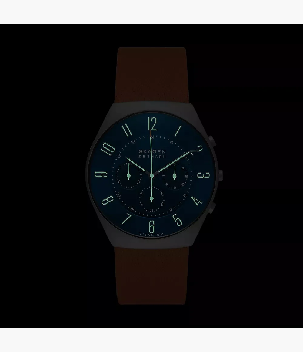 SKW6854 Skagen Reloj para caballero pulsera de piel - Image 2
