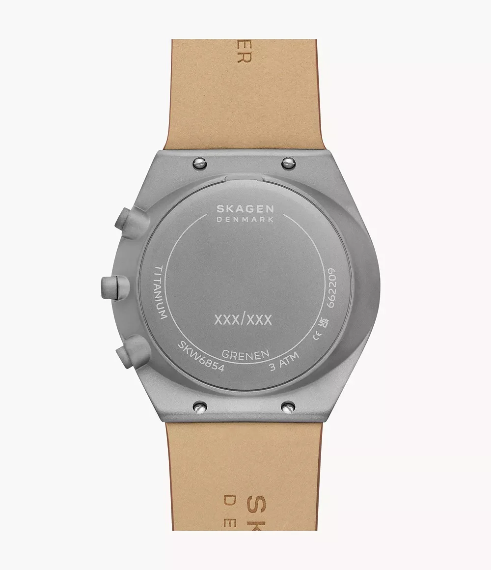 SKW6854 Skagen Reloj para caballero pulsera de piel - Image 4