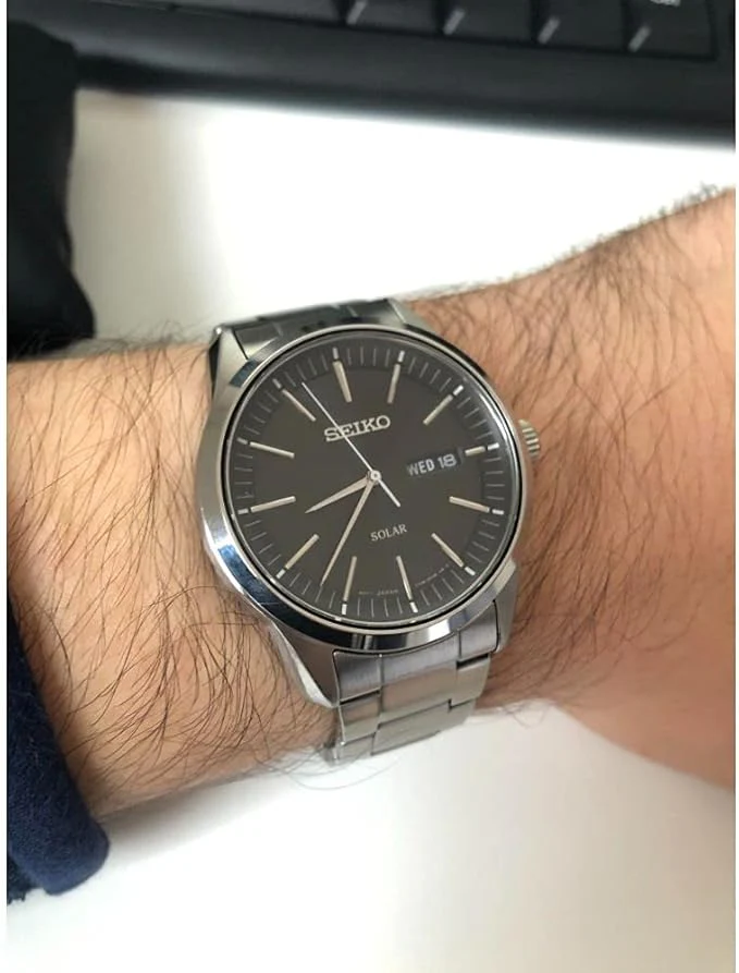 SNE527P1 Seiko Solar de hombre pulsera de metal - Image 2