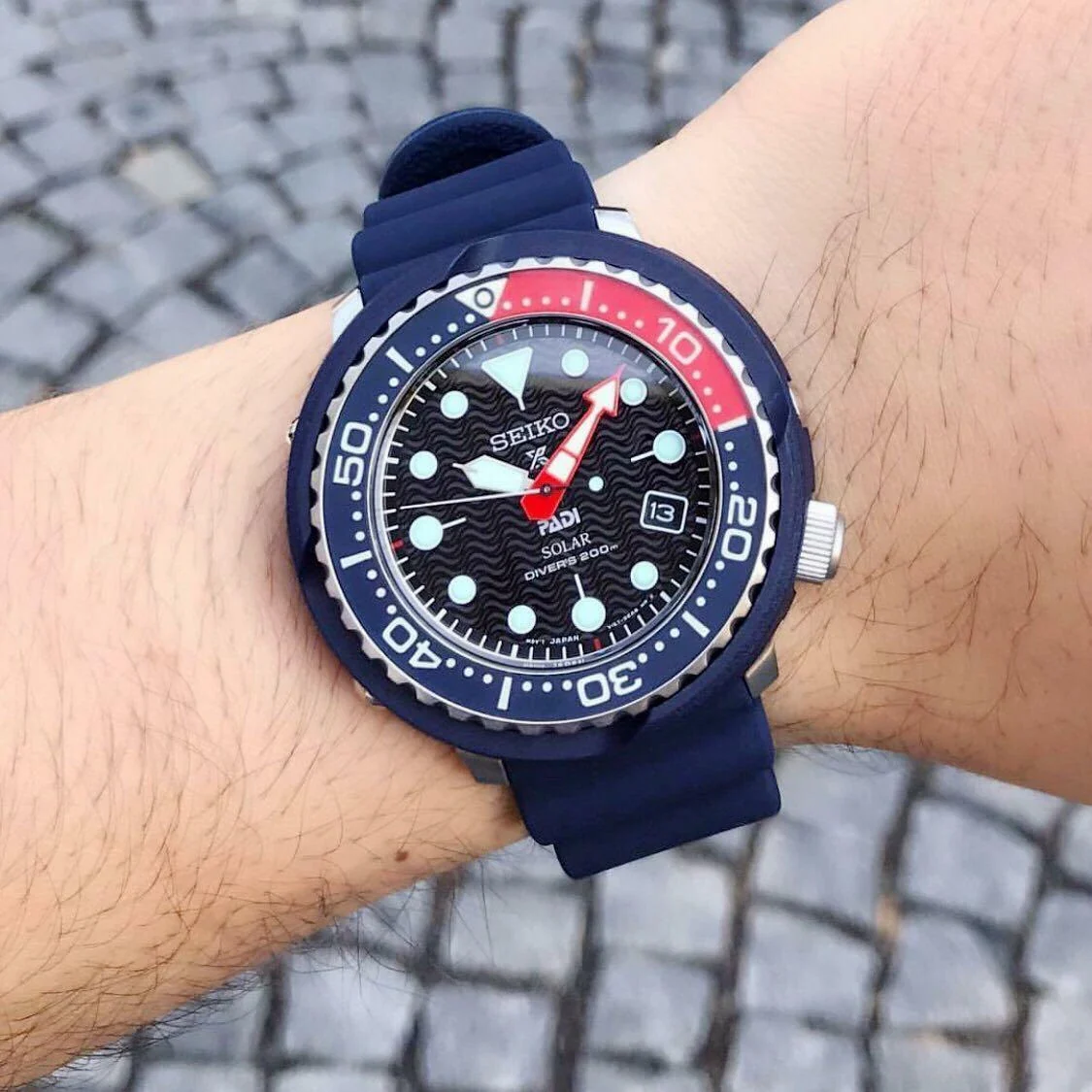 SNE557P1 Seiko Prospex Padi de hombre pulsera de caucho - Image 2
