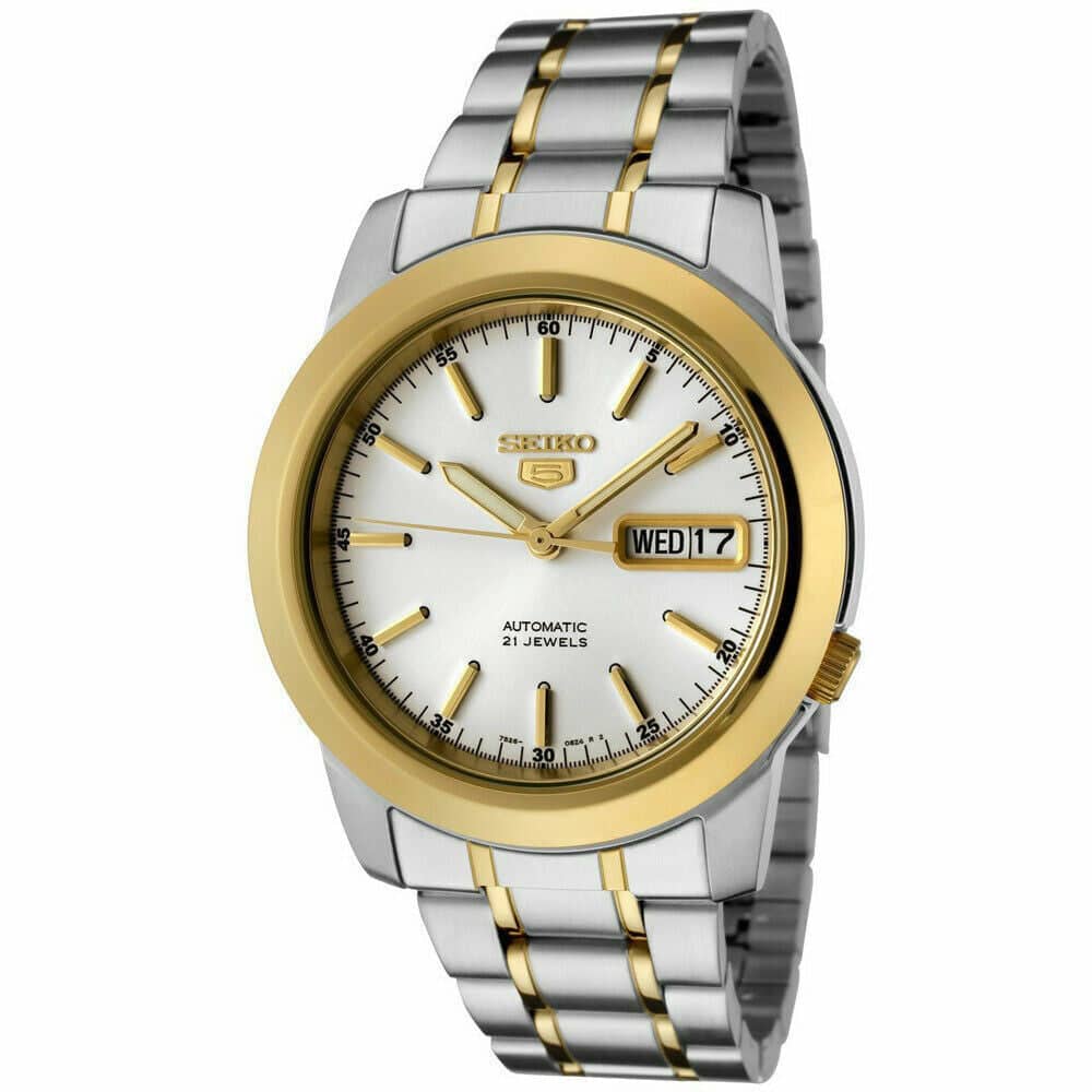 SNKE54K1 Reloj Seiko 5 para Hombre Análogo con Correa de Metal - Image 4