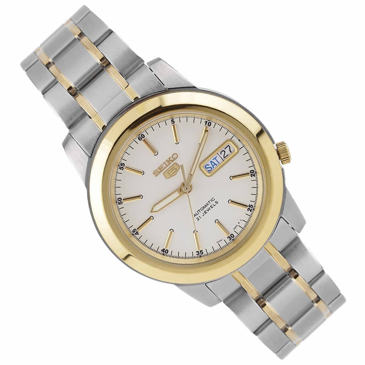 SNKE54K1 Reloj Seiko 5 para Hombre Análogo con Correa de Metal - Image 5