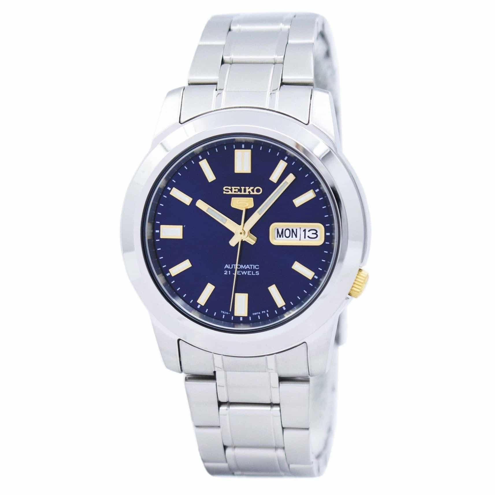 SNKK11K1 Seiko 5 Reloj para caballero con correa de metal