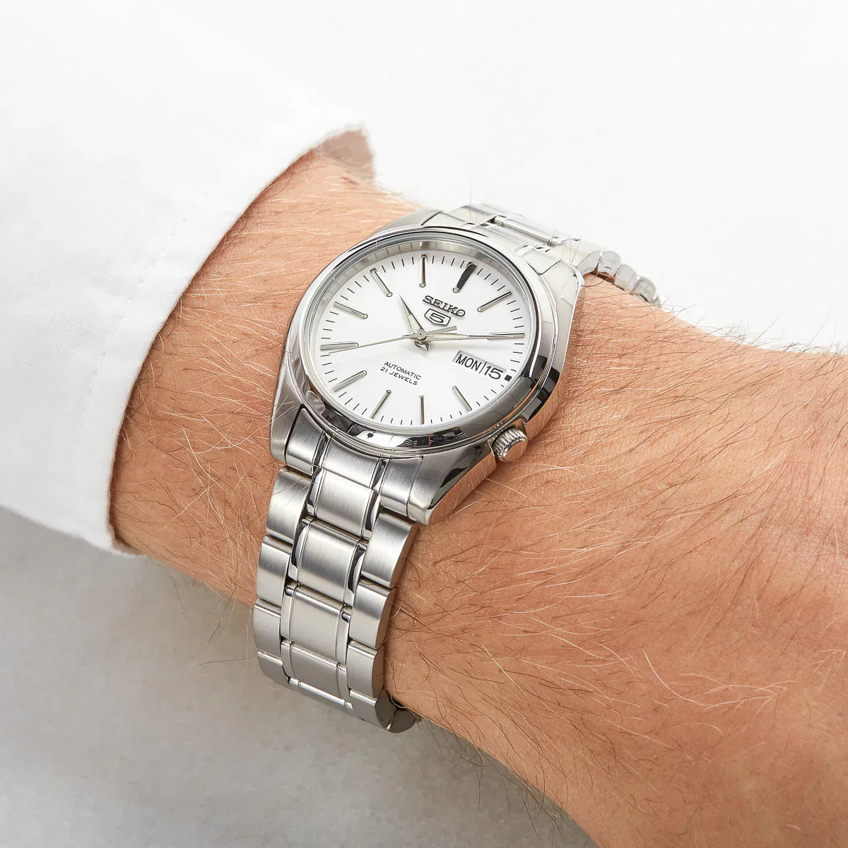 SNKL41K1 Seiko 5 Reloj para caballero pulsera de metal - Image 2