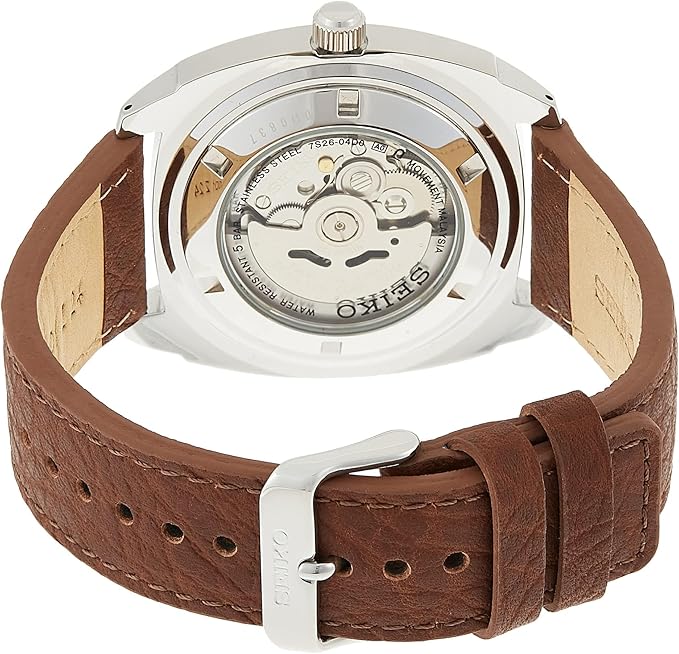 SNKN37 Reloj Seiko Recraft para Caballero con Correa de Cuero - Image 3