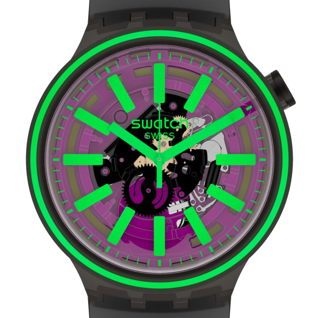 SO27B113 Swatch Pink Taste Big Bold unisex pulsera de resina - Image 6